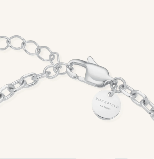 ROSEFIELD Dames Armband Chunky Heart Zilver  - Afbeelding 4