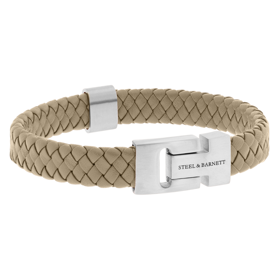 STEEL&BARNETT Heren Armband Harrison Ecru 