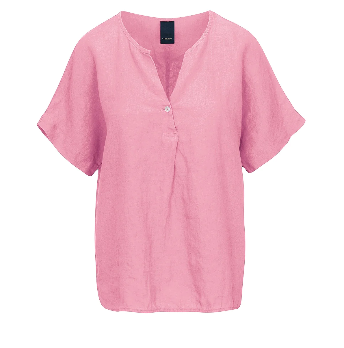 One Two Luxzuz Linnen Blouse Helily Candy Pink