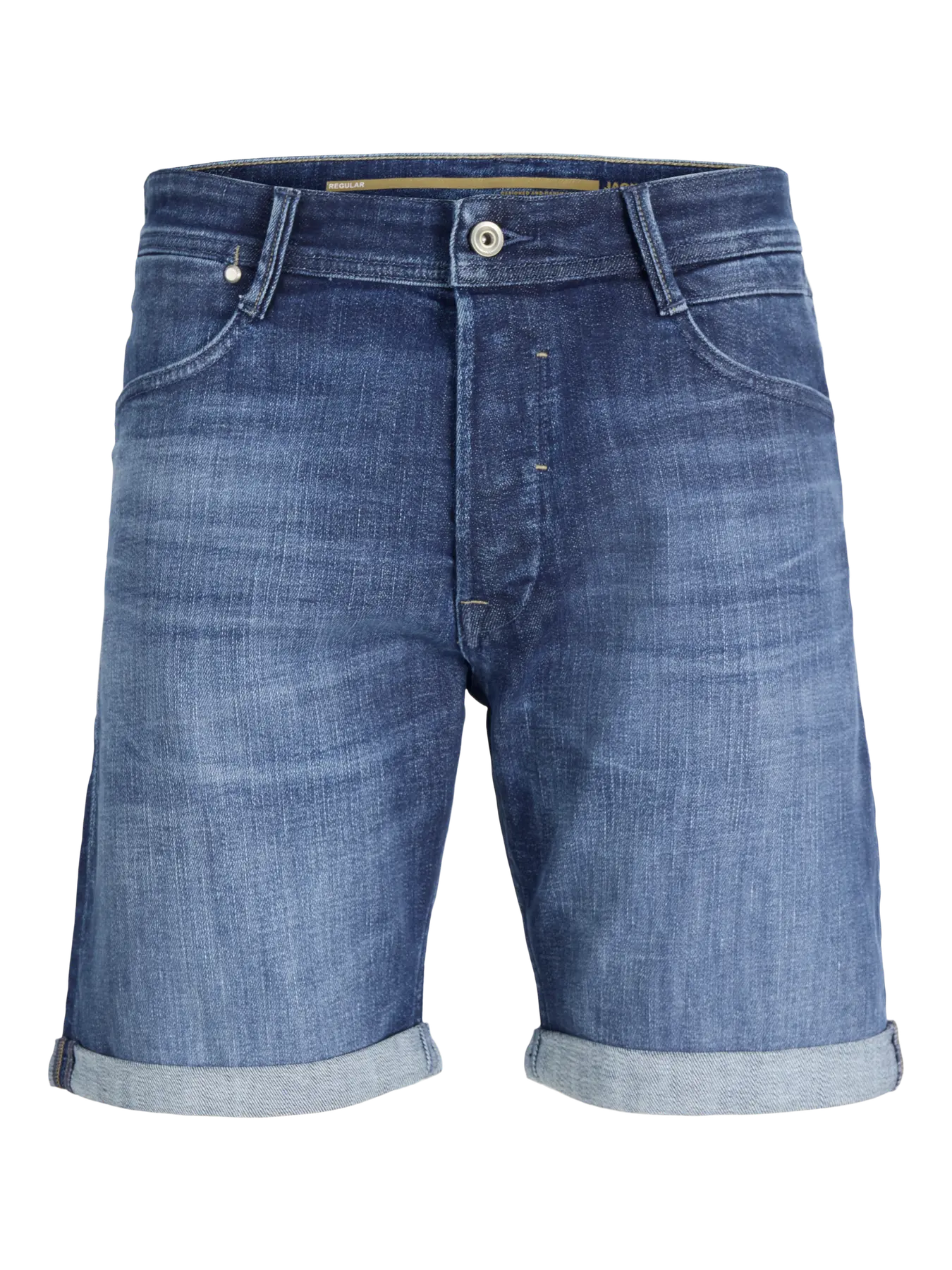 JACK & JONES Heren Korte Broek Rick Blue Denim