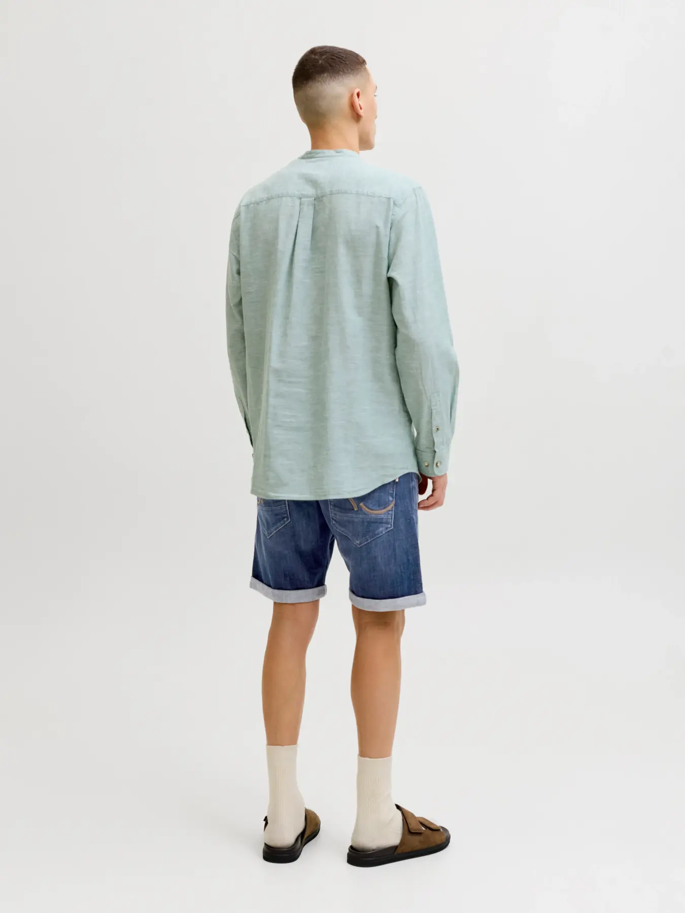 JACK & JONES Heren Korte Broek Rick Blue Denim - Afbeelding 4