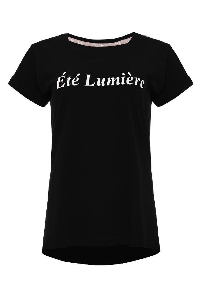 MAICAZZ T-Shirt Onora Black Offwhite   - Afbeelding 2