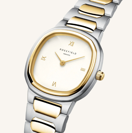 ROSEFIELD Dames Horloge Gaia Duotone Goud-Zilver - Afbeelding 2