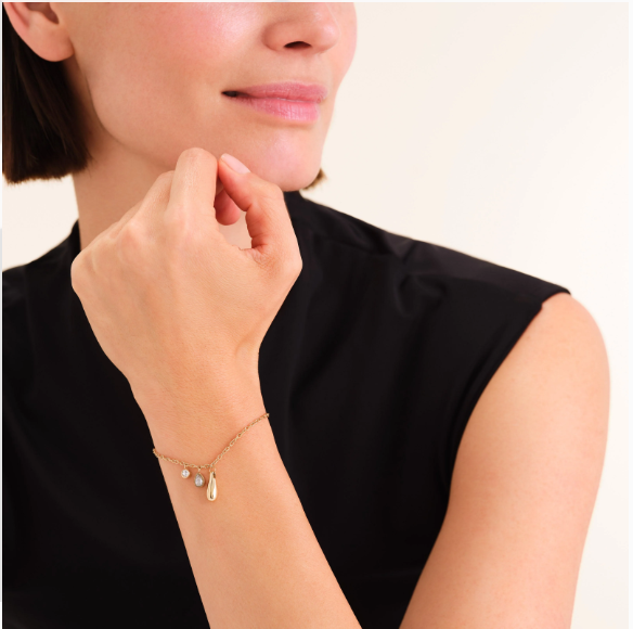 ROSEFIELD Damesarmband Bold Solitairy Charms Goudkleur  - Afbeelding 3