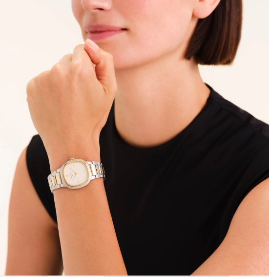 ROSEFIELD Dames Horloge Gaia Duotone Goud-Zilver - Afbeelding 3