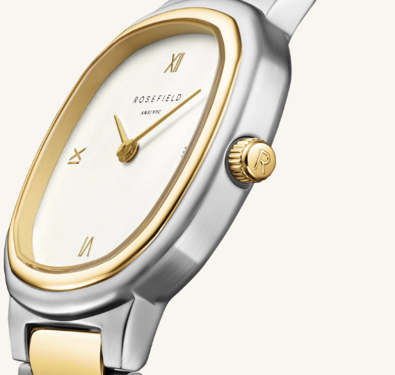 ROSEFIELD Dames Horloge Gaia Duotone Goud-Zilver - Afbeelding 4