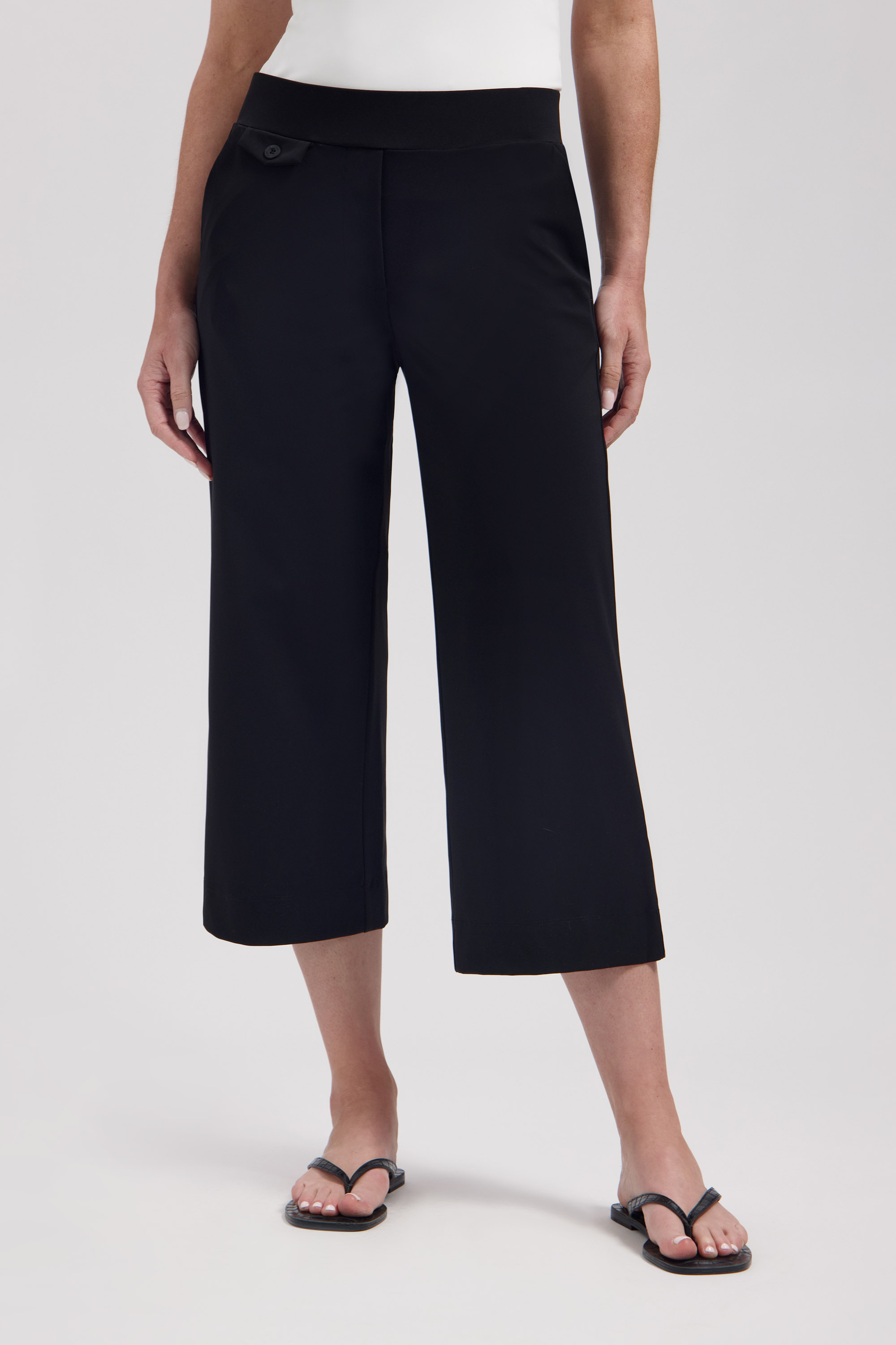 LADY DAY Dames Travel Broek Micky Zwart 