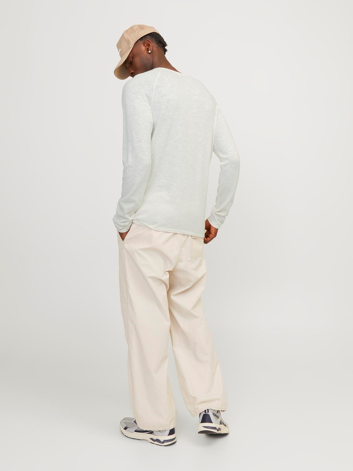 JACK & JONES Heren Trui Linnen Offwhite - Afbeelding 3