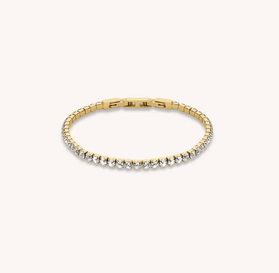 ROSEFIELD Dames Armband Tennis Goudkleur 