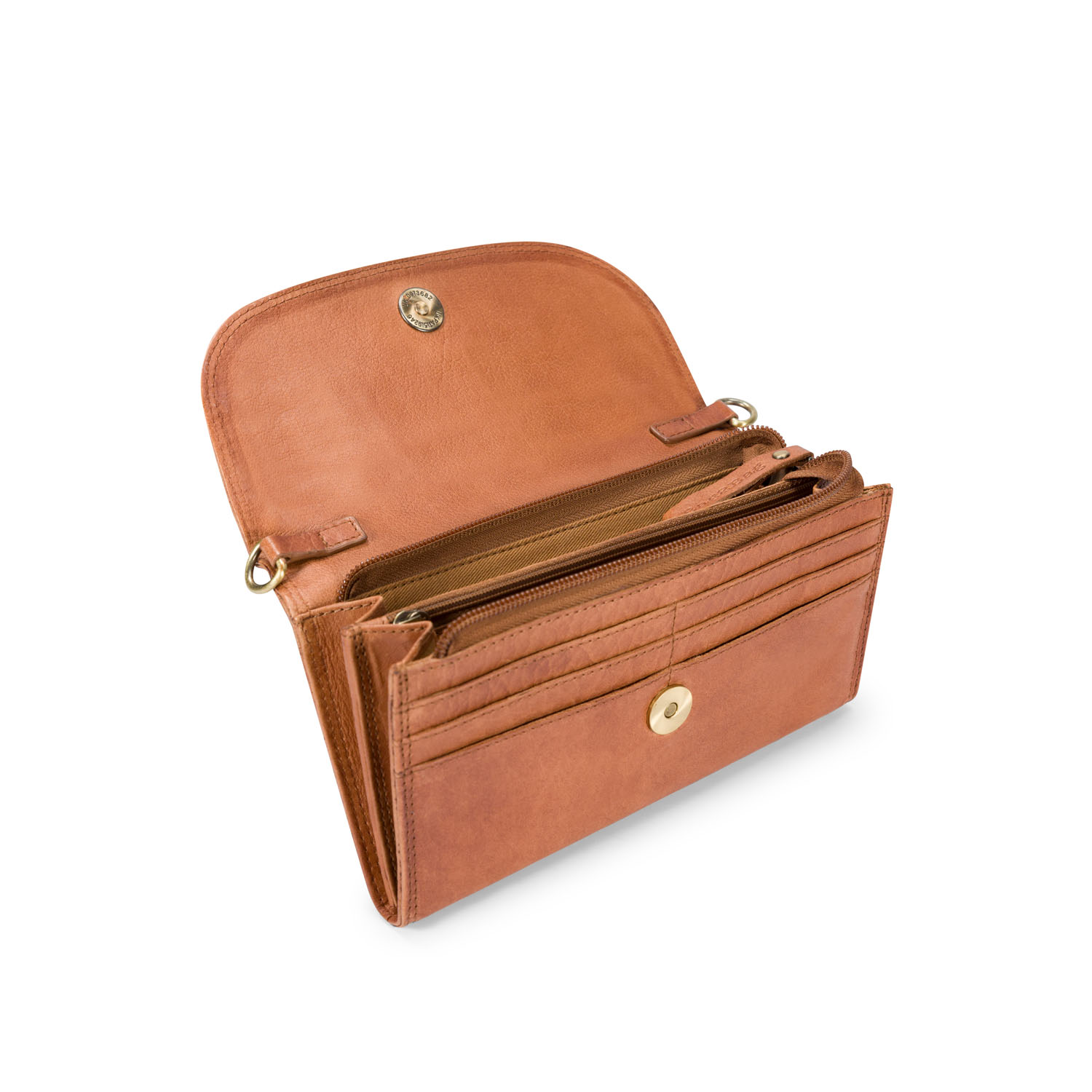 BAG2BAG Clutch Tas Amalfi  Porto Cognac  - Afbeelding 2