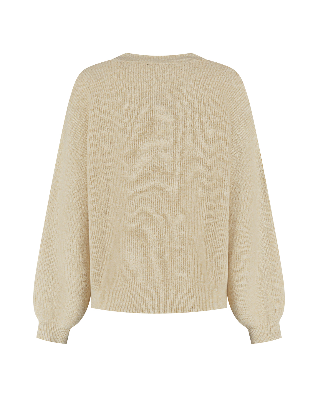 LADY DAY Trui Amira Light Pepper Melange - Afbeelding 2