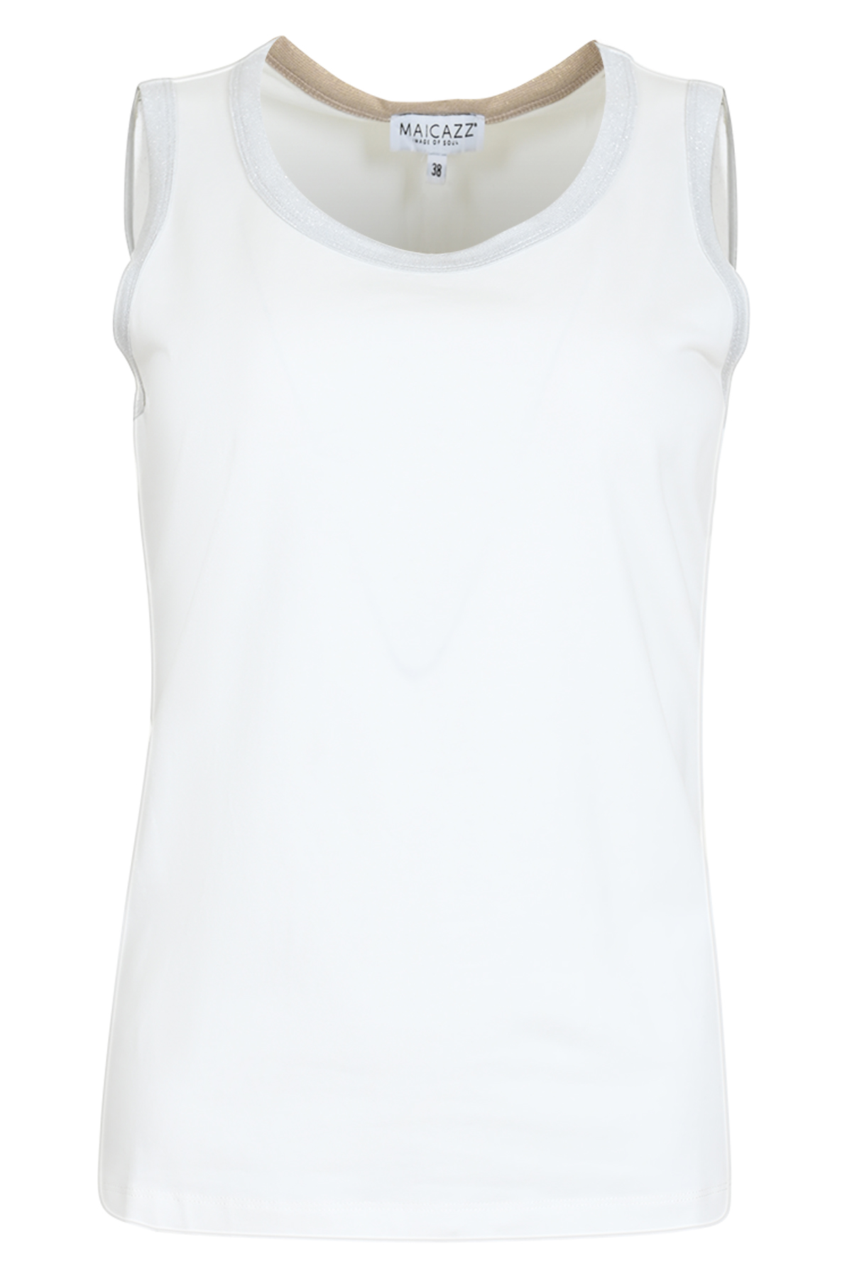 MAICAZZ Top Ballet Offwhite-Silver