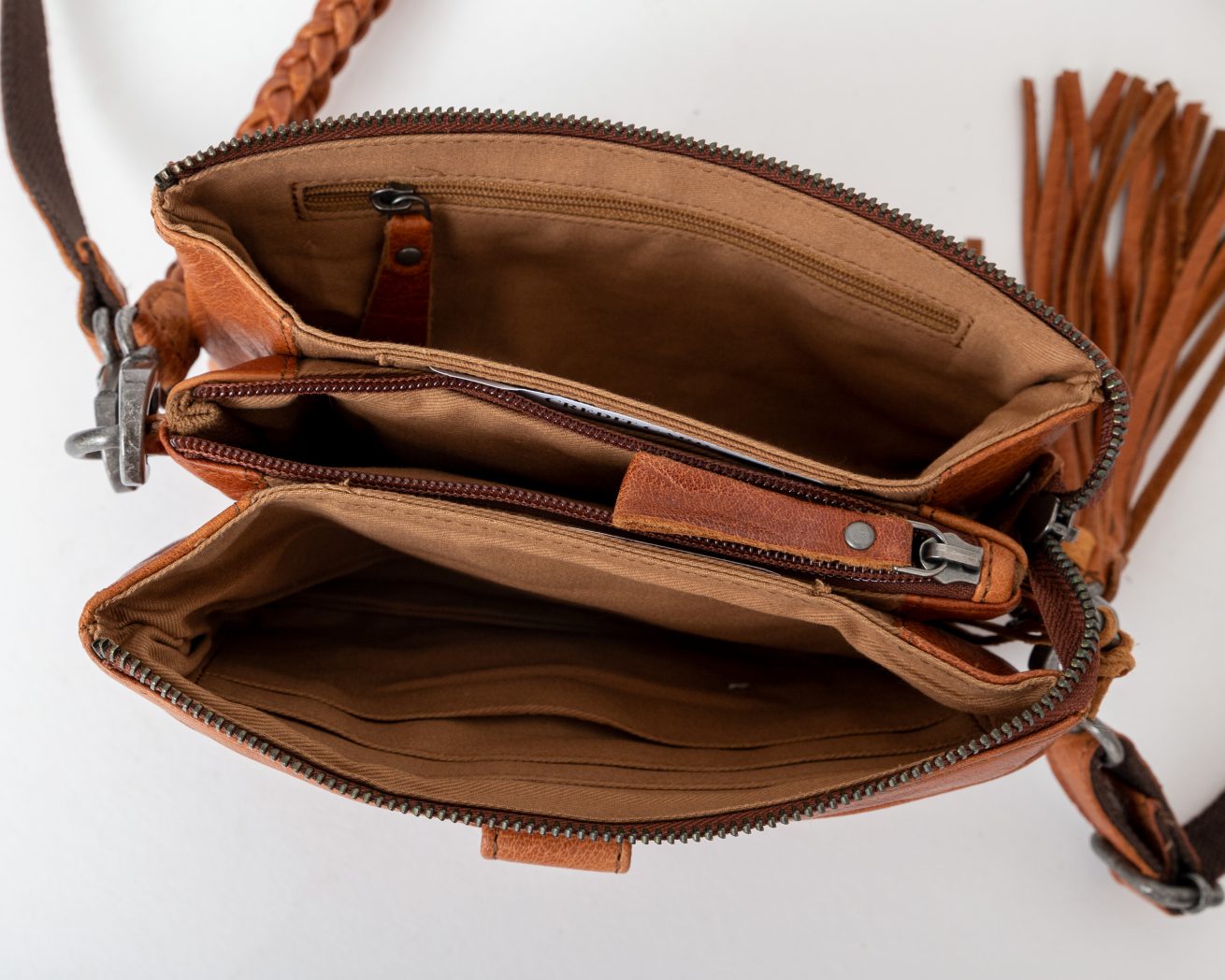 BAG2BAG Tas Dover Cognac  - Afbeelding 4