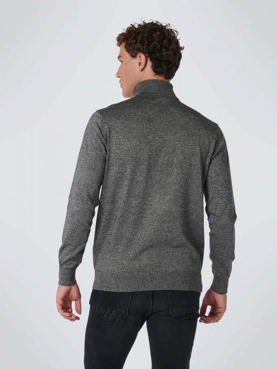 NO EXCESS Heren Coltrui Zwart Stone Gemeleerd - Afbeelding 2