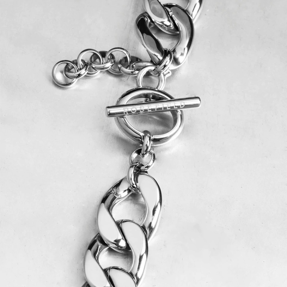 ROSEFIELD DamesHorloge Octagon XS Chain Studio Silver - Afbeelding 3