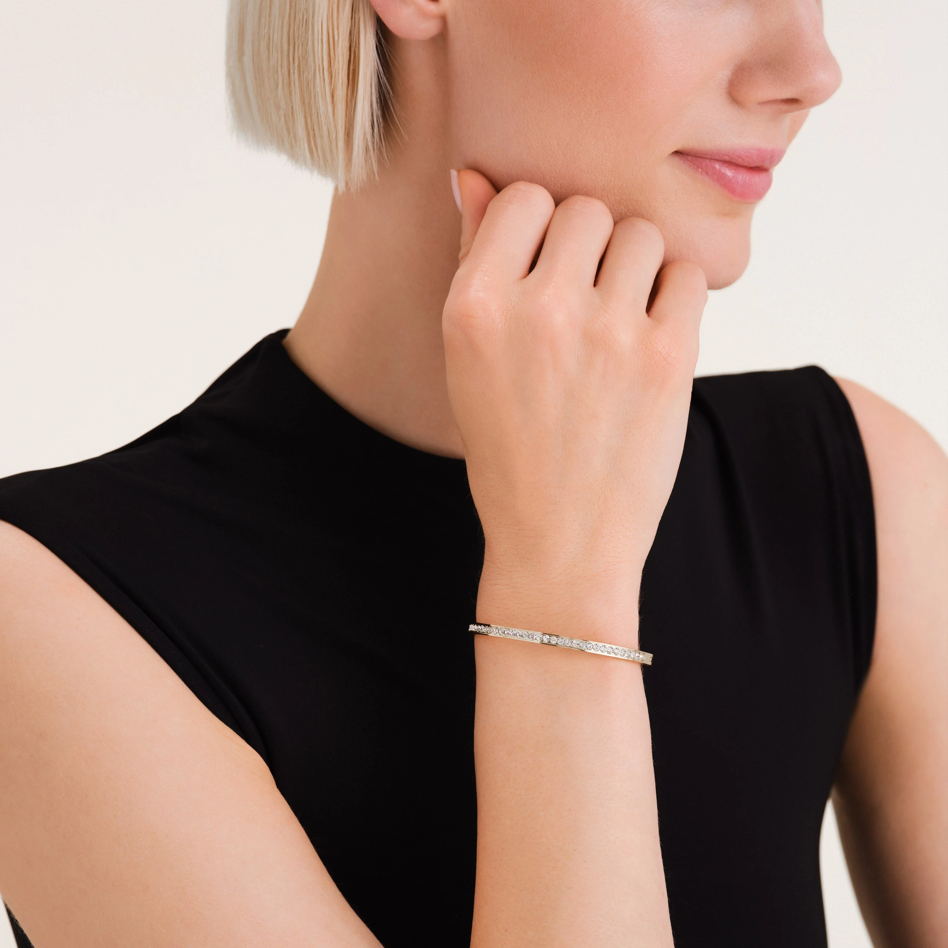 ROSEFIELD Damesarmband Crystal Tennis Bangle - Afbeelding 2