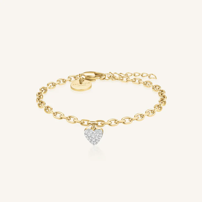ROSEFIELD Armband Chunky Heart Gold