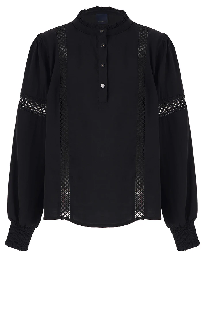 ONE TWO LUXZUZ Blouse Jillie Black 