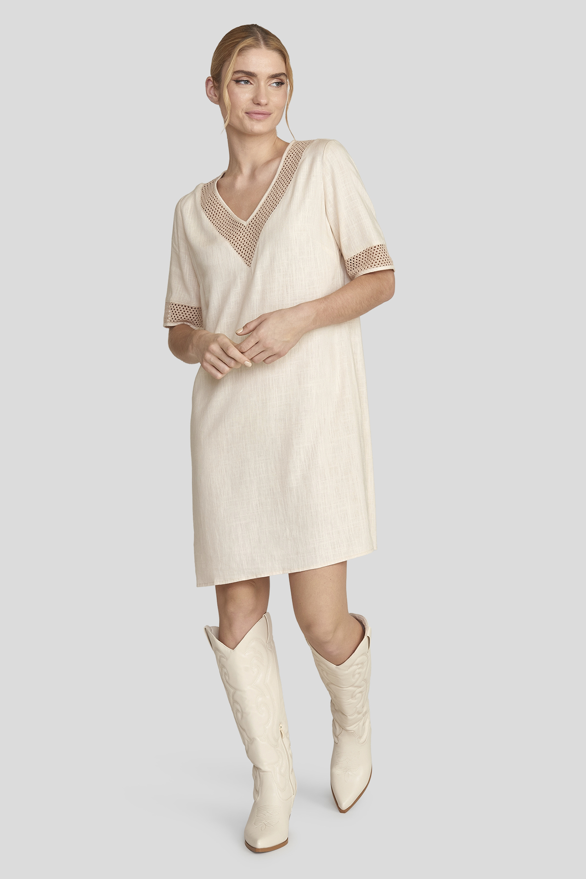MAICAZZ Jonique Jurk Light Sand  - Afbeelding 2