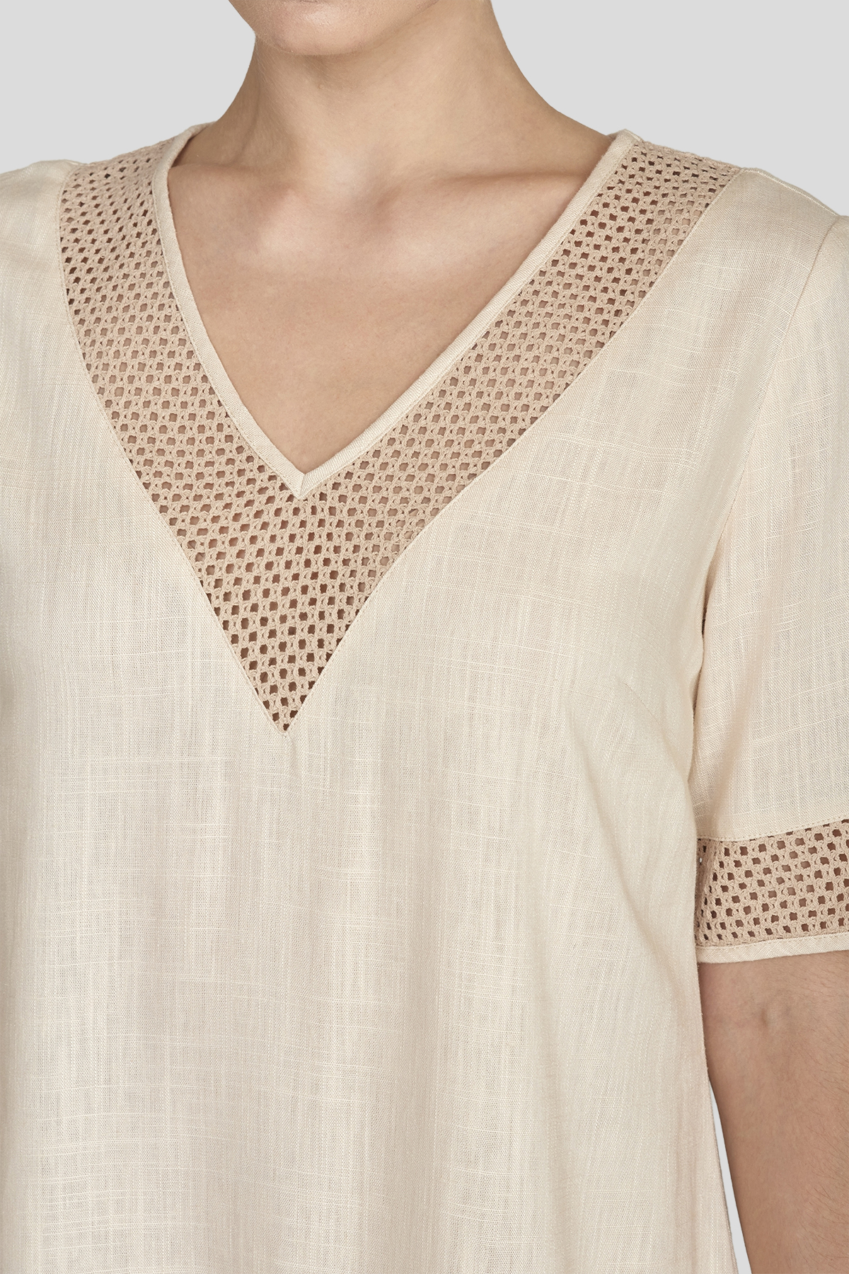 MAICAZZ Jonique Jurk Light Sand  - Afbeelding 3