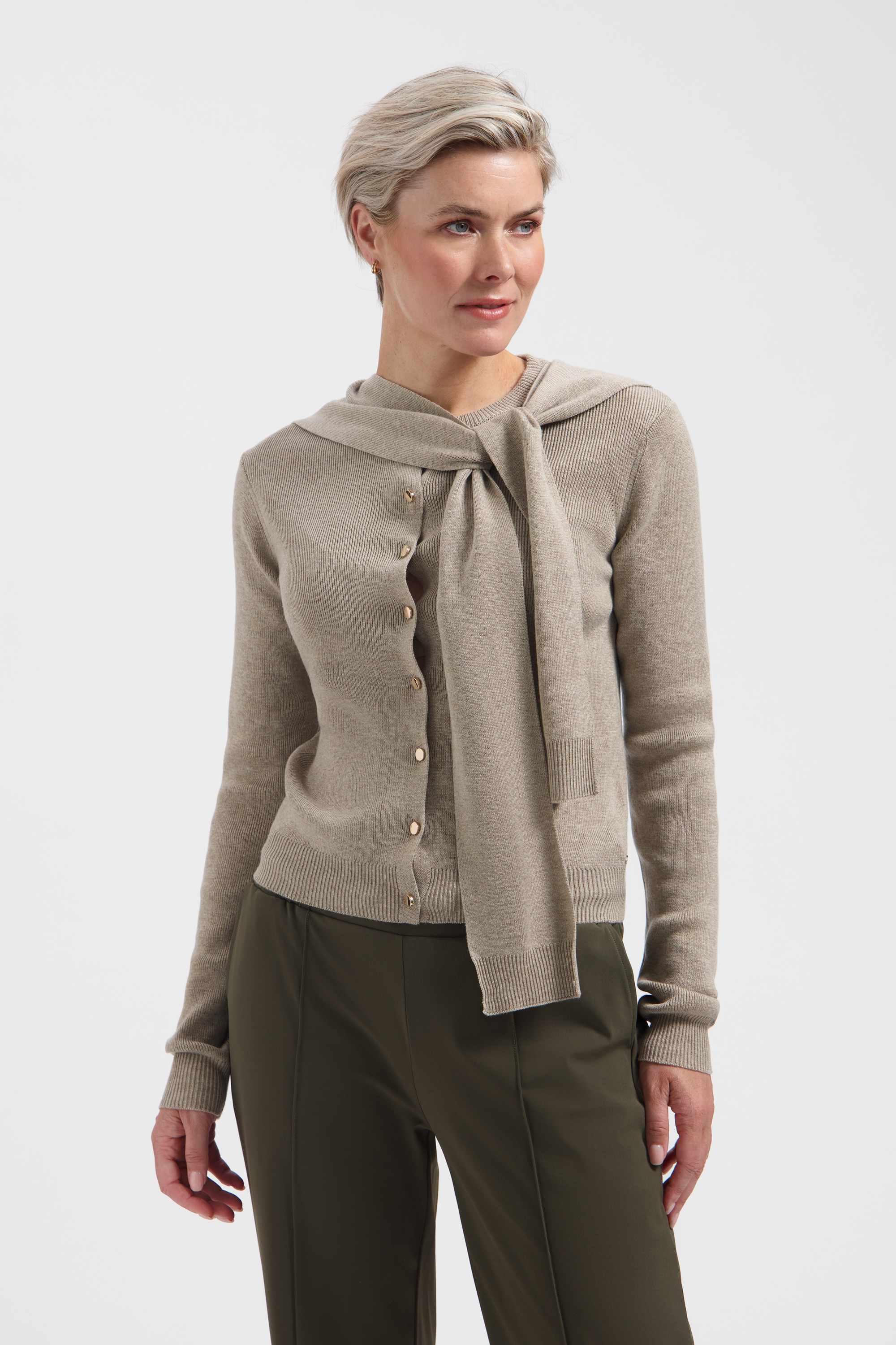 LADY DAY Vest Jules Pepper Melange
