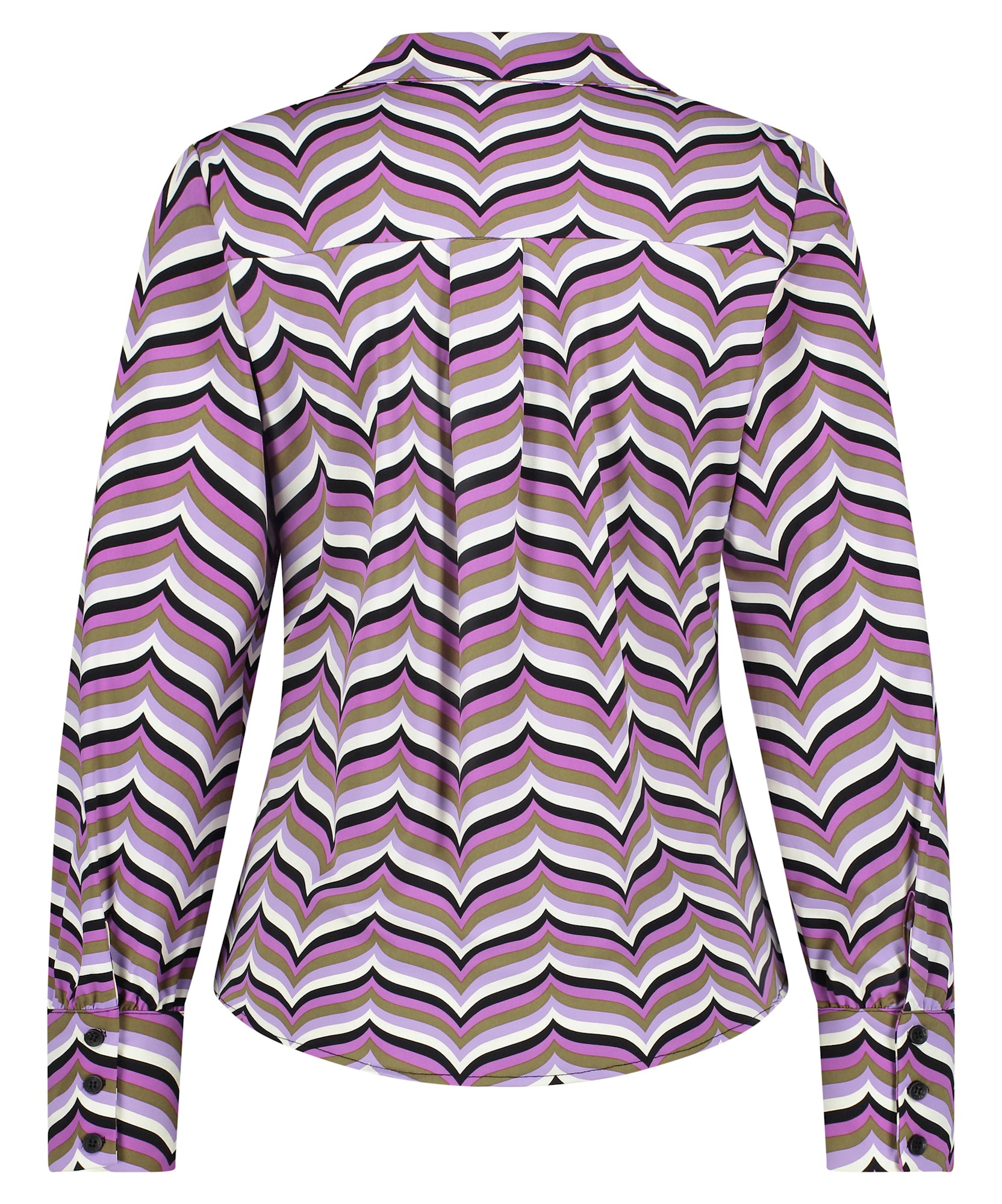 LADY DAY Blouse Yara Wave Print - Afbeelding 2