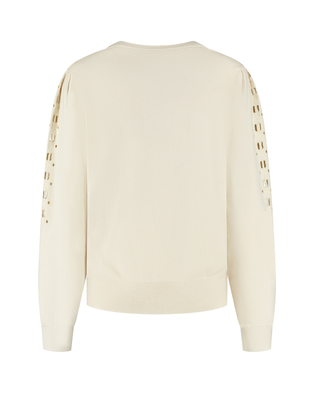 LADY DAY Gebreide Trui Lorelle Vanilla  - Afbeelding 3
