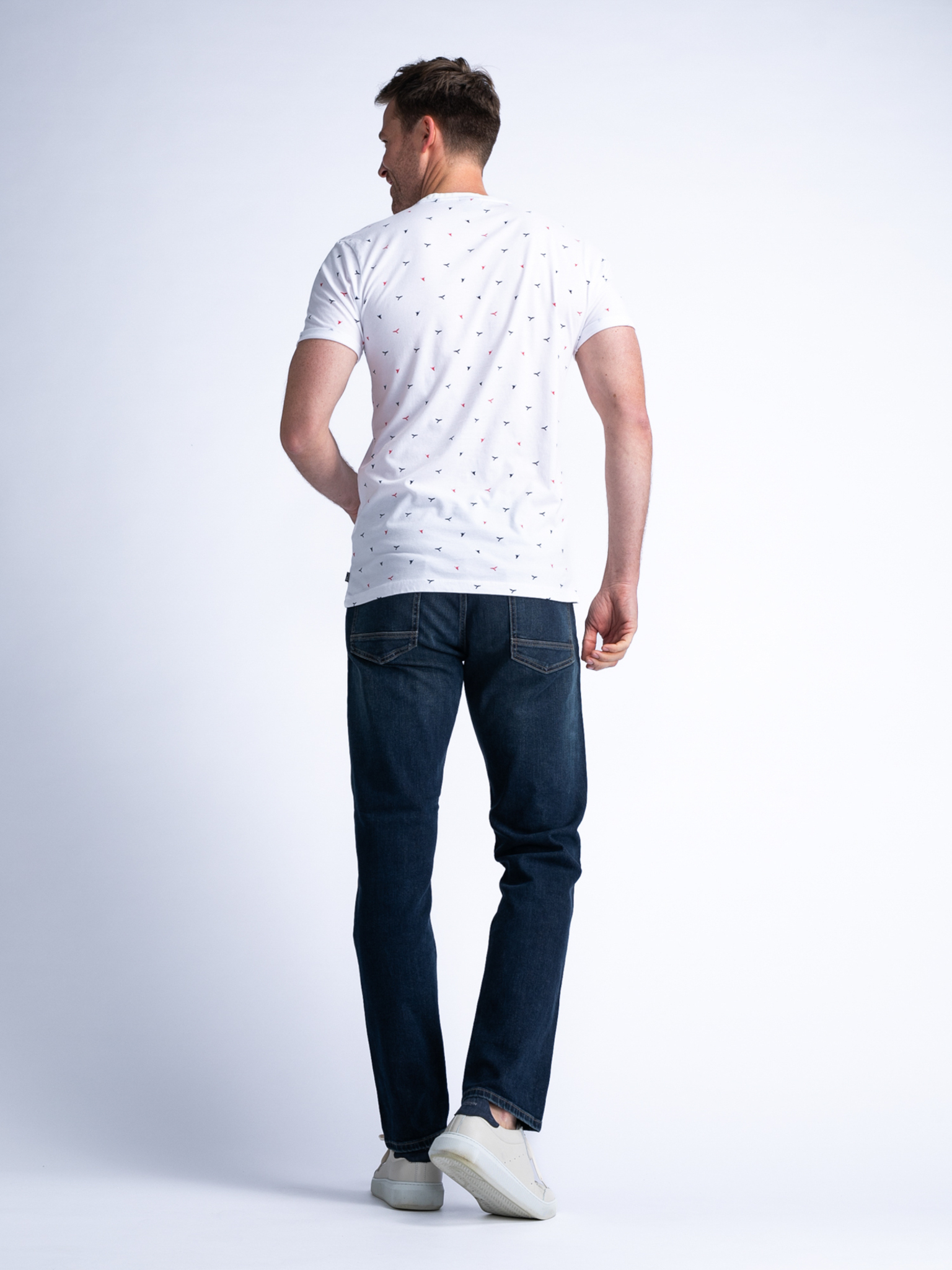 PETROL T-Shirt All Over Print White  - Afbeelding 4