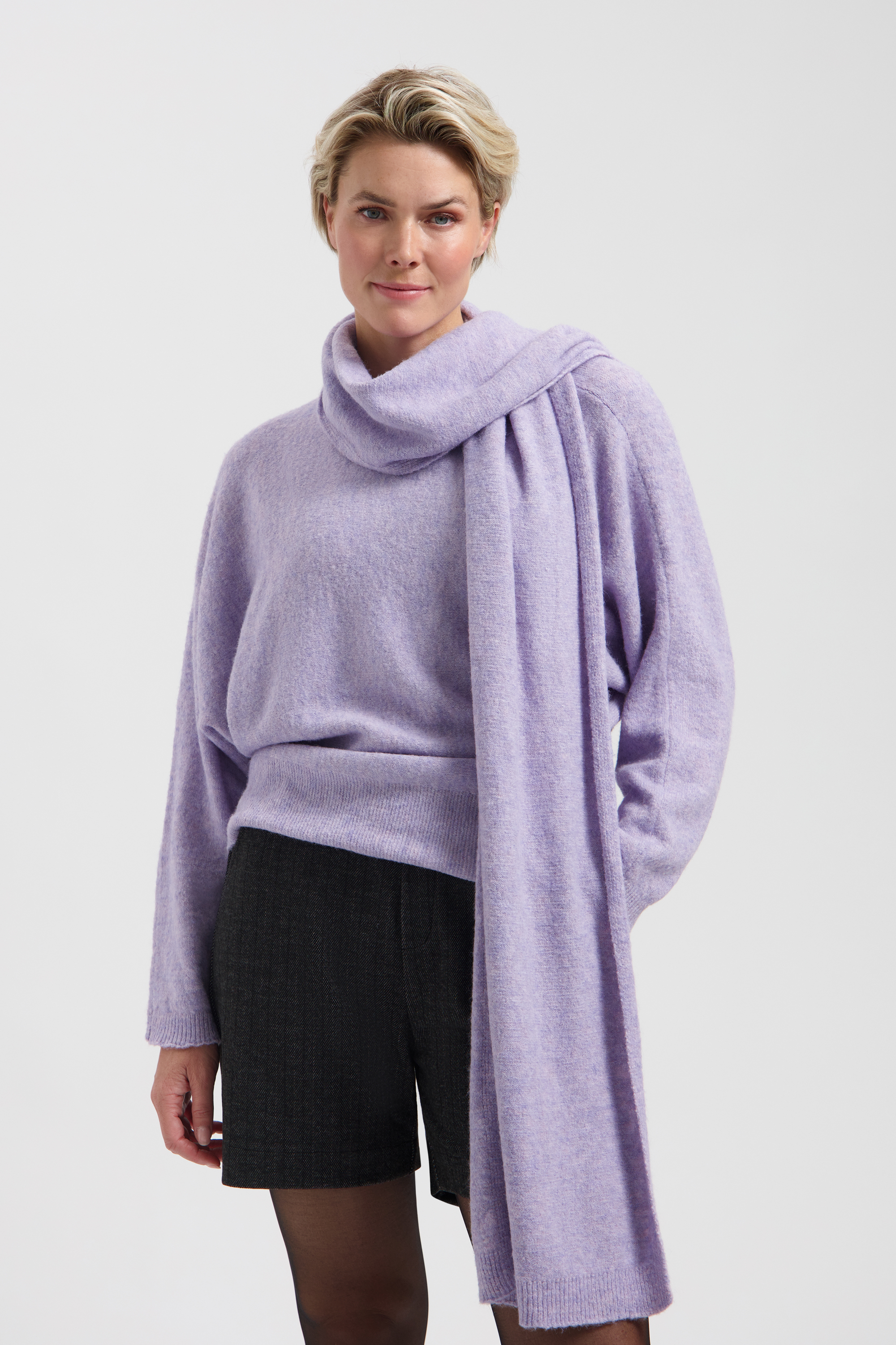 LADY DAY Trui  Arleen Ice Purple Melange