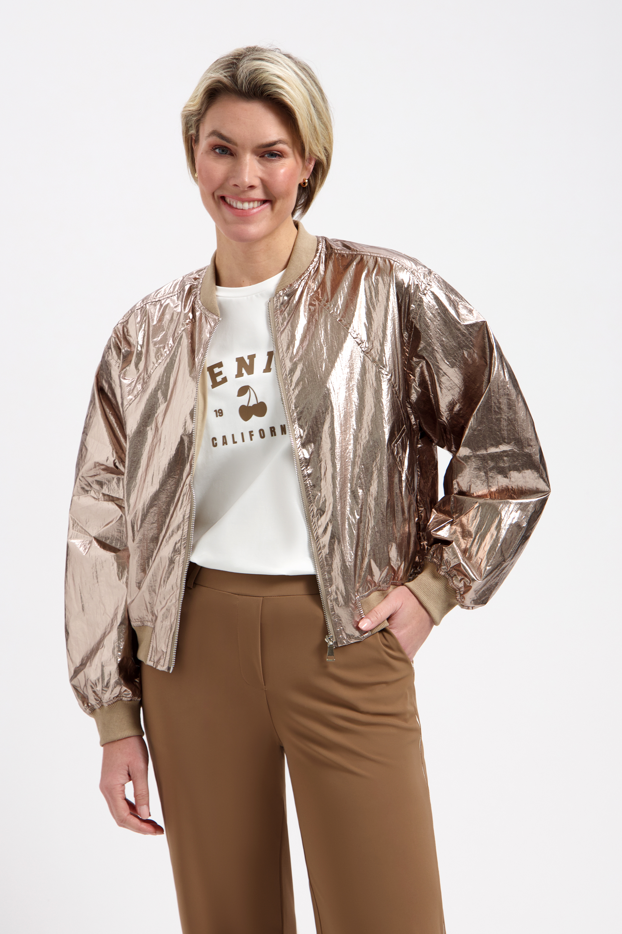 LADY DAY Dames Bomber Jasje May Gold