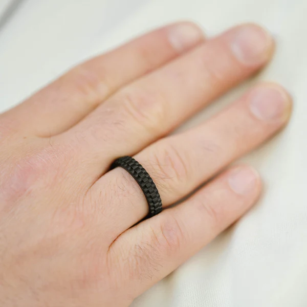 STEEL&BARNETT Herenring Nova Minimal Zwart  - Afbeelding 2