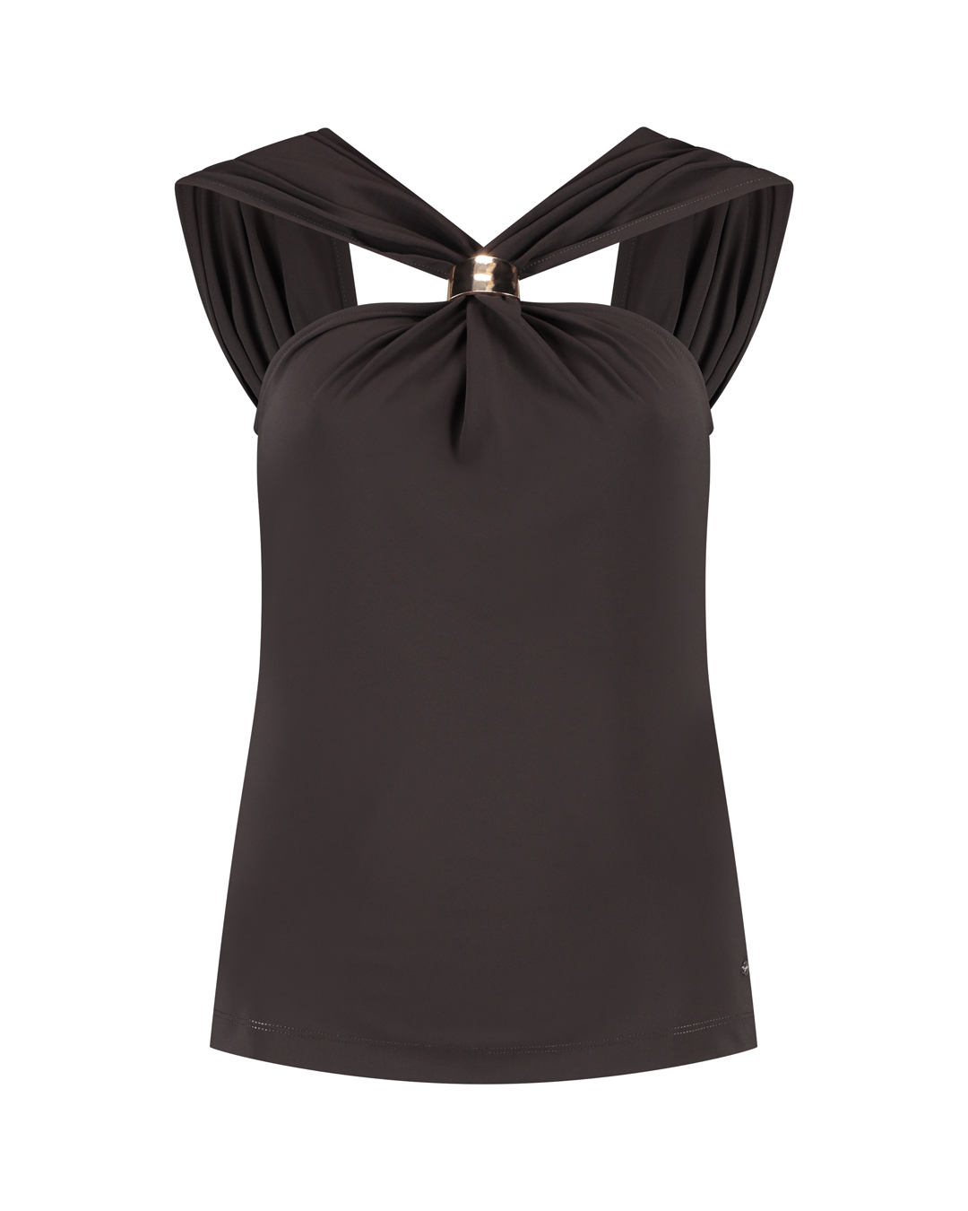 LADY DAY Top Nathalie Dark Brown