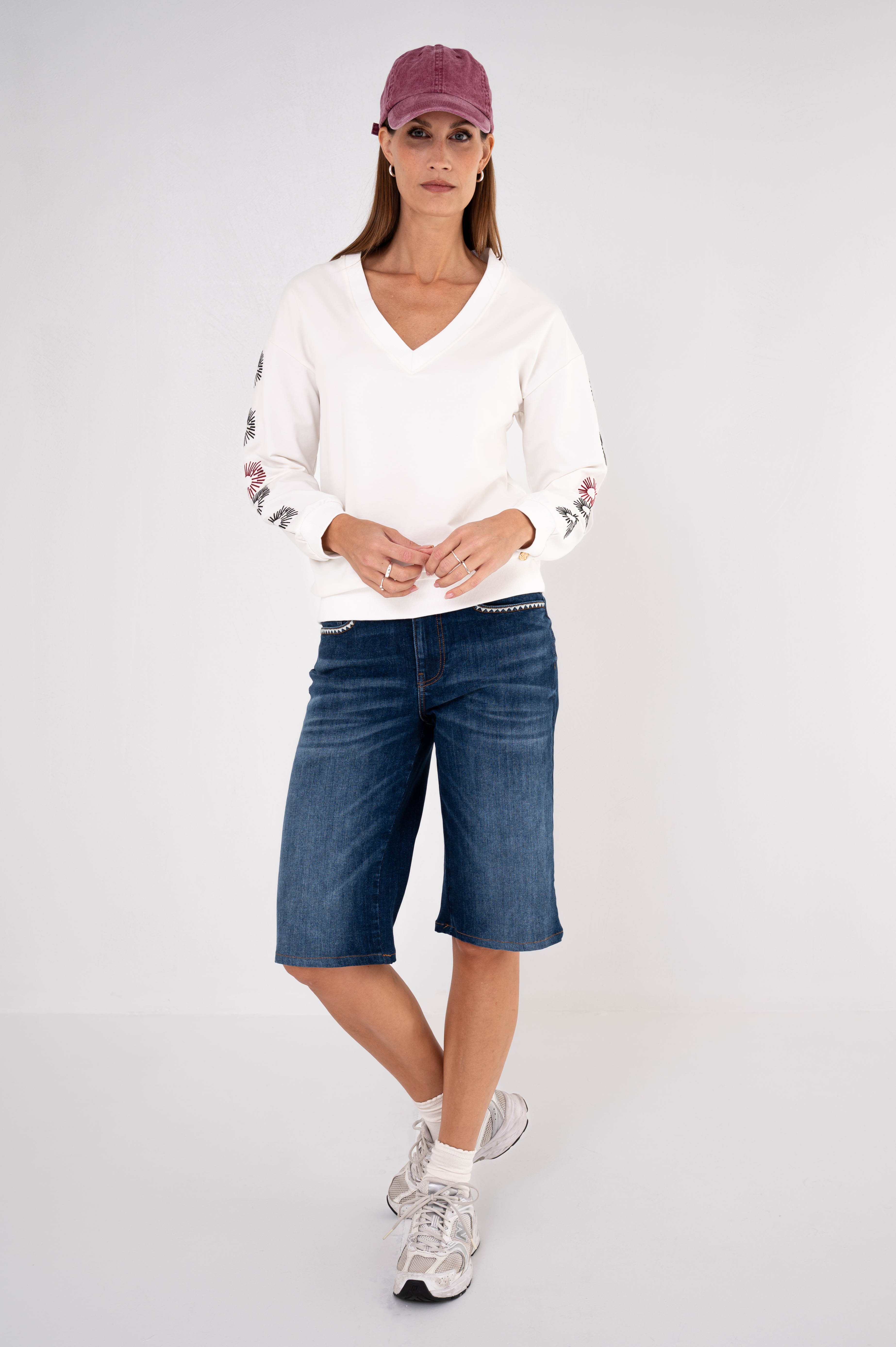 MAICAZZ Sweatshirt Talan Offwhite 