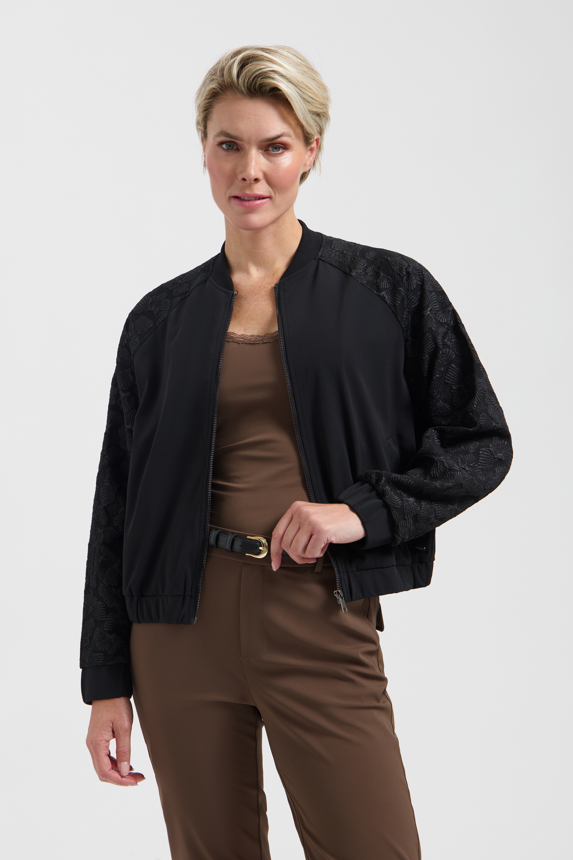 LADY DAY Bomber Jasje Jaymi Black - Afbeelding 2