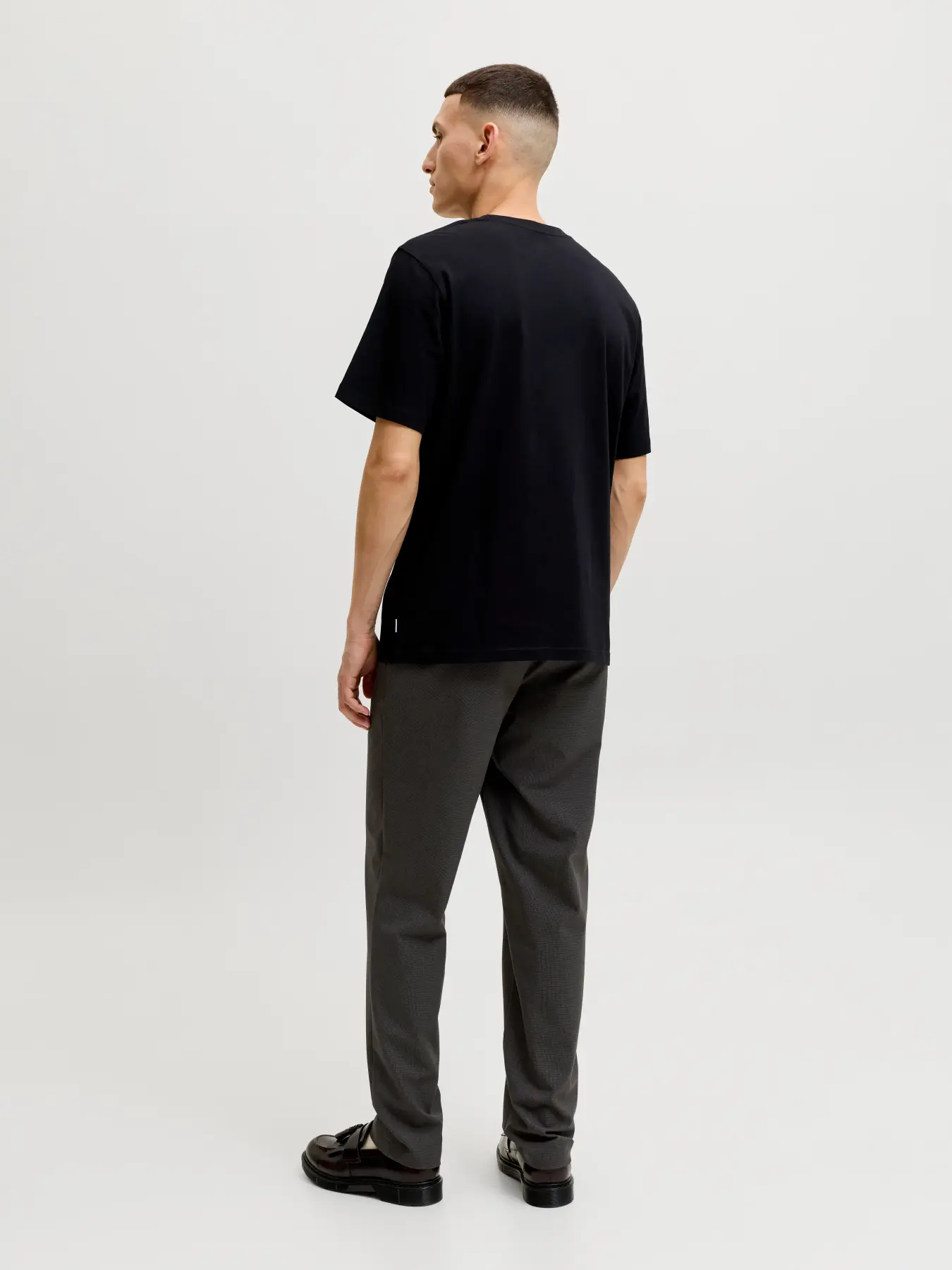 JACK & JONES Chino Connor Dark Earth Houndstooth - Afbeelding 4