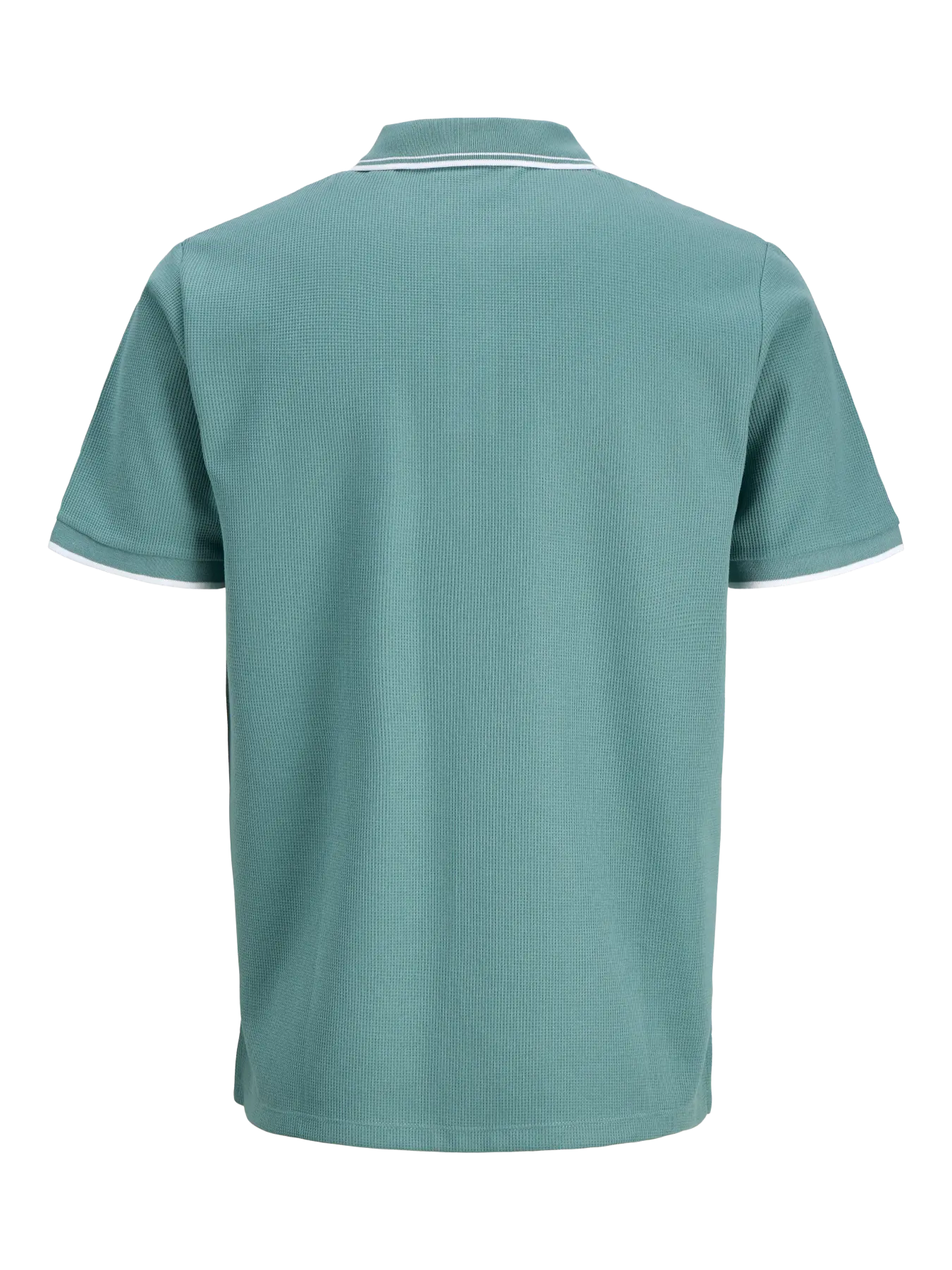 JACK & JONES Heren Poloshirt Logo Shirt Mineral Blue - Afbeelding 4