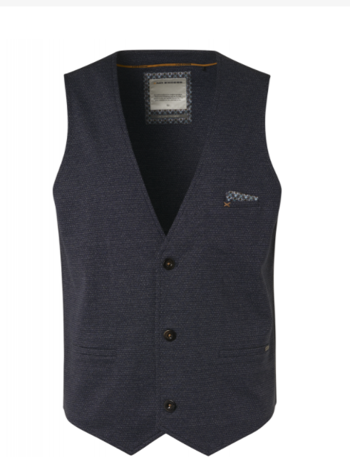 No Excess Gilet Jersey Donkerblauw 