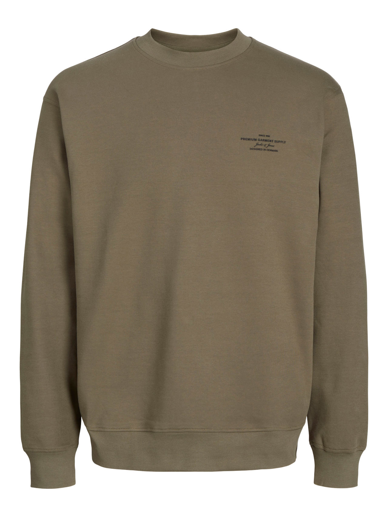 JACK&JONES Heren Sweater Donkergroen 