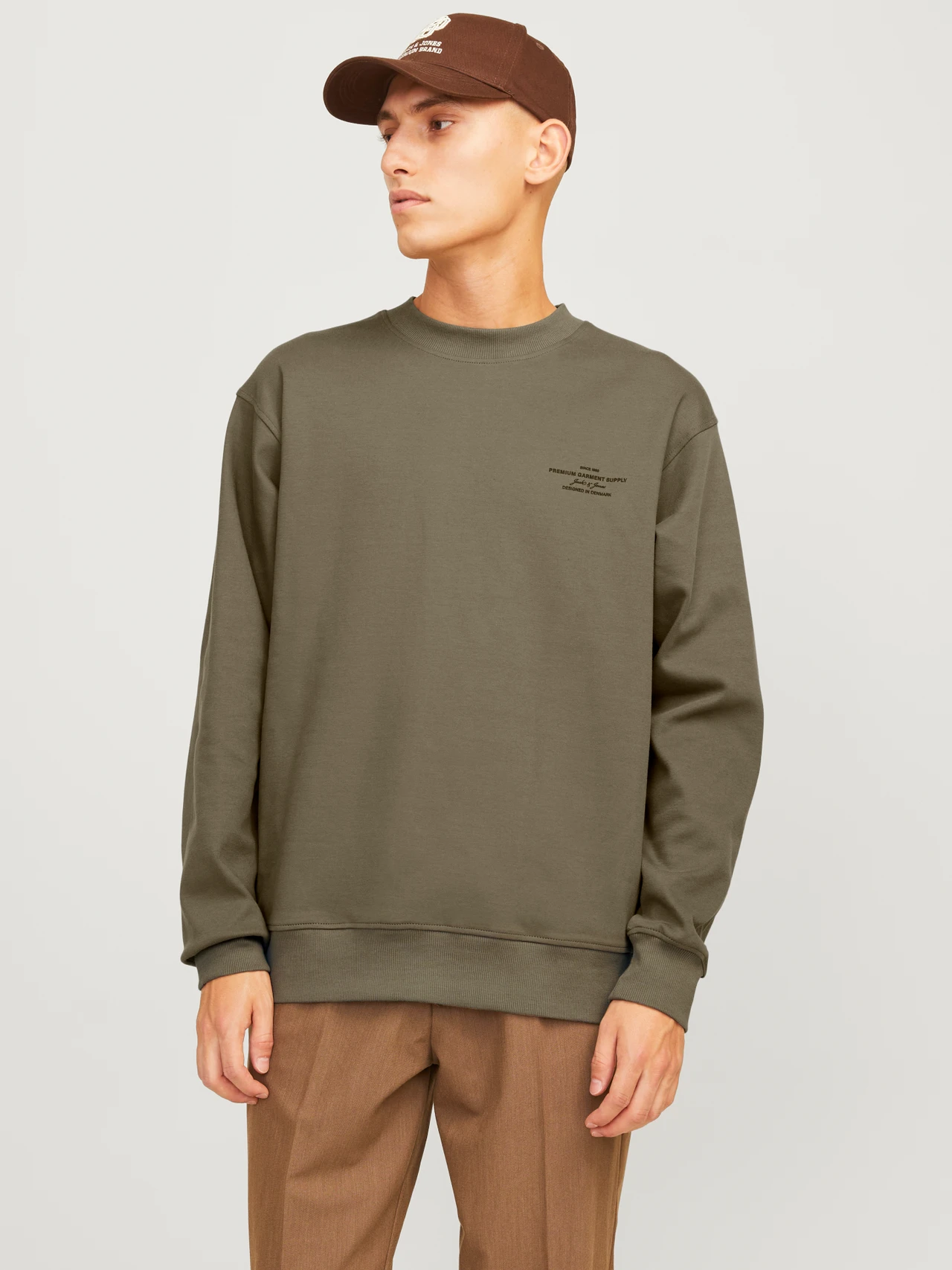 JACK&JONES Heren Sweater Donkergroen  - Afbeelding 2