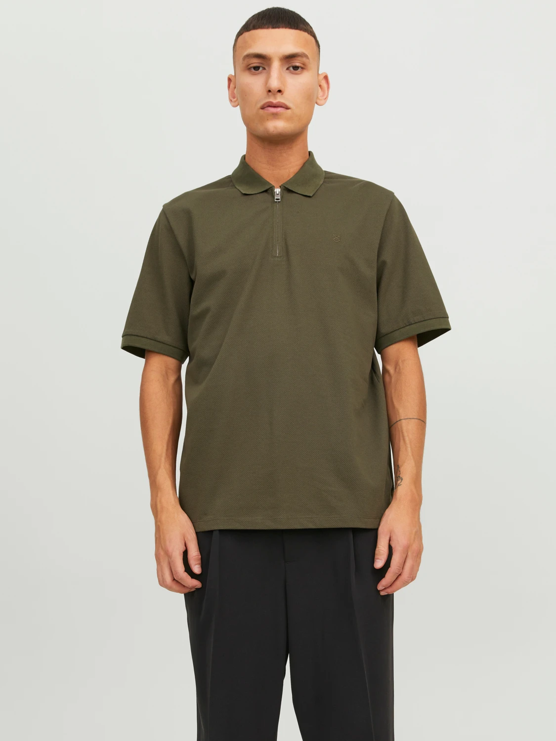 JACK&JONES Poloshirt Met Rits Grape Leaf - Afbeelding 2