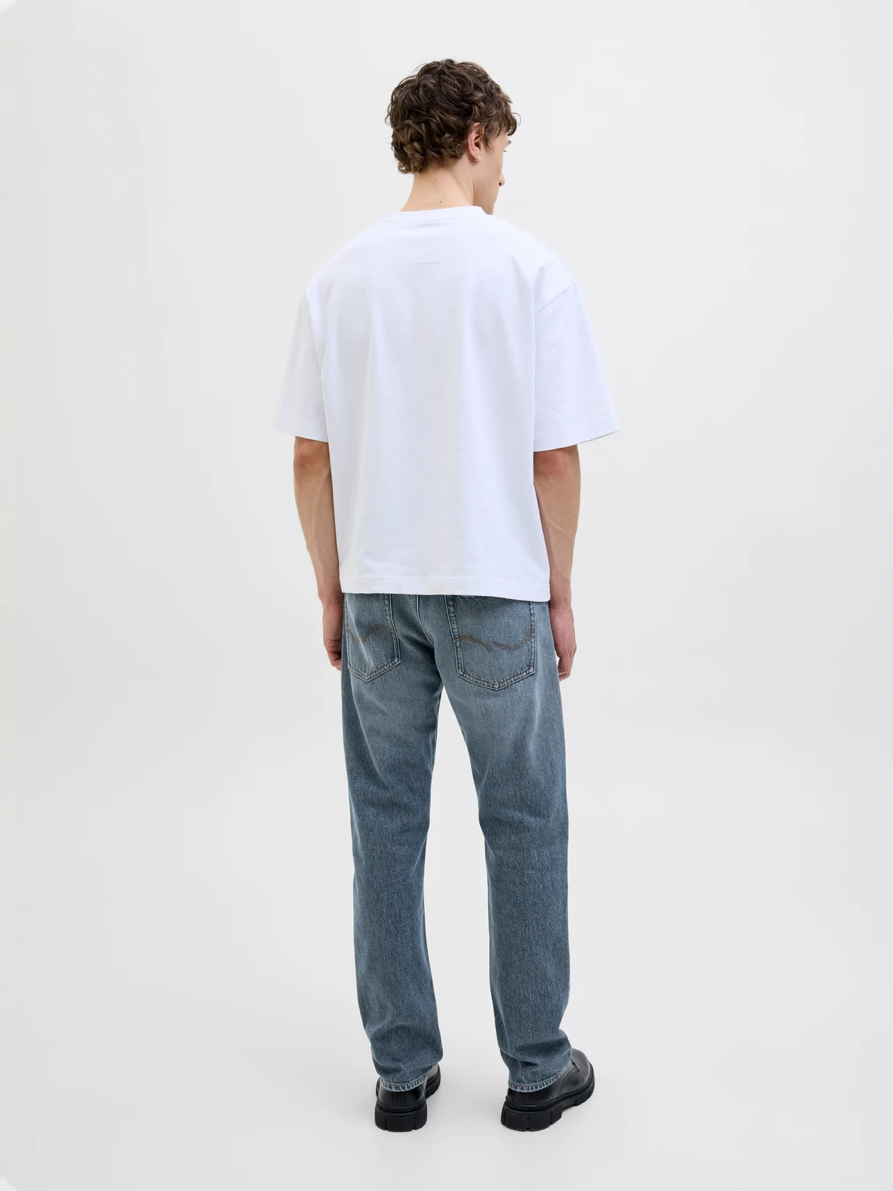 JACK & JONES Broek Relaxed Chris Fit Blue Denim Dark - Afbeelding 3