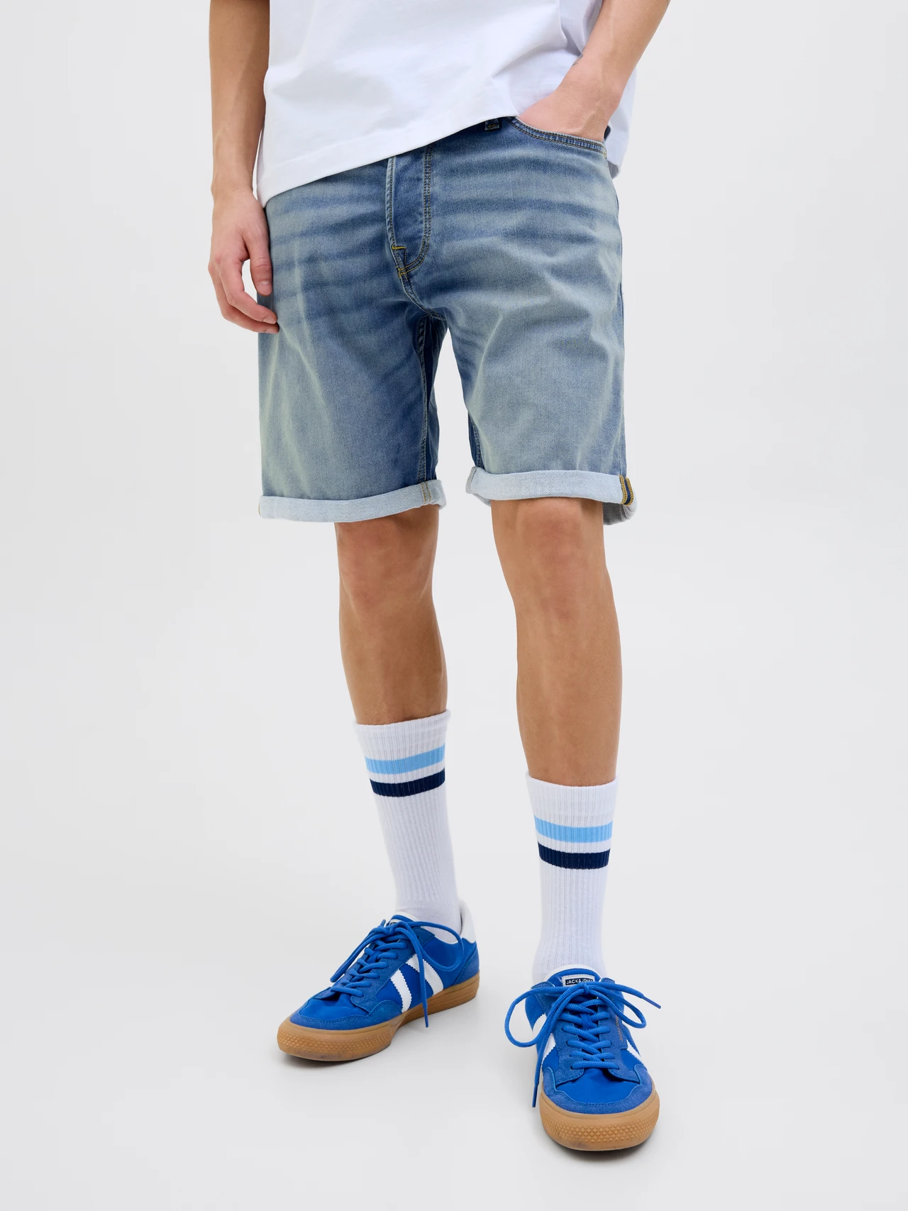 JACK & JONES Heren Korte Broek Rick GE 129 Regular Fit 