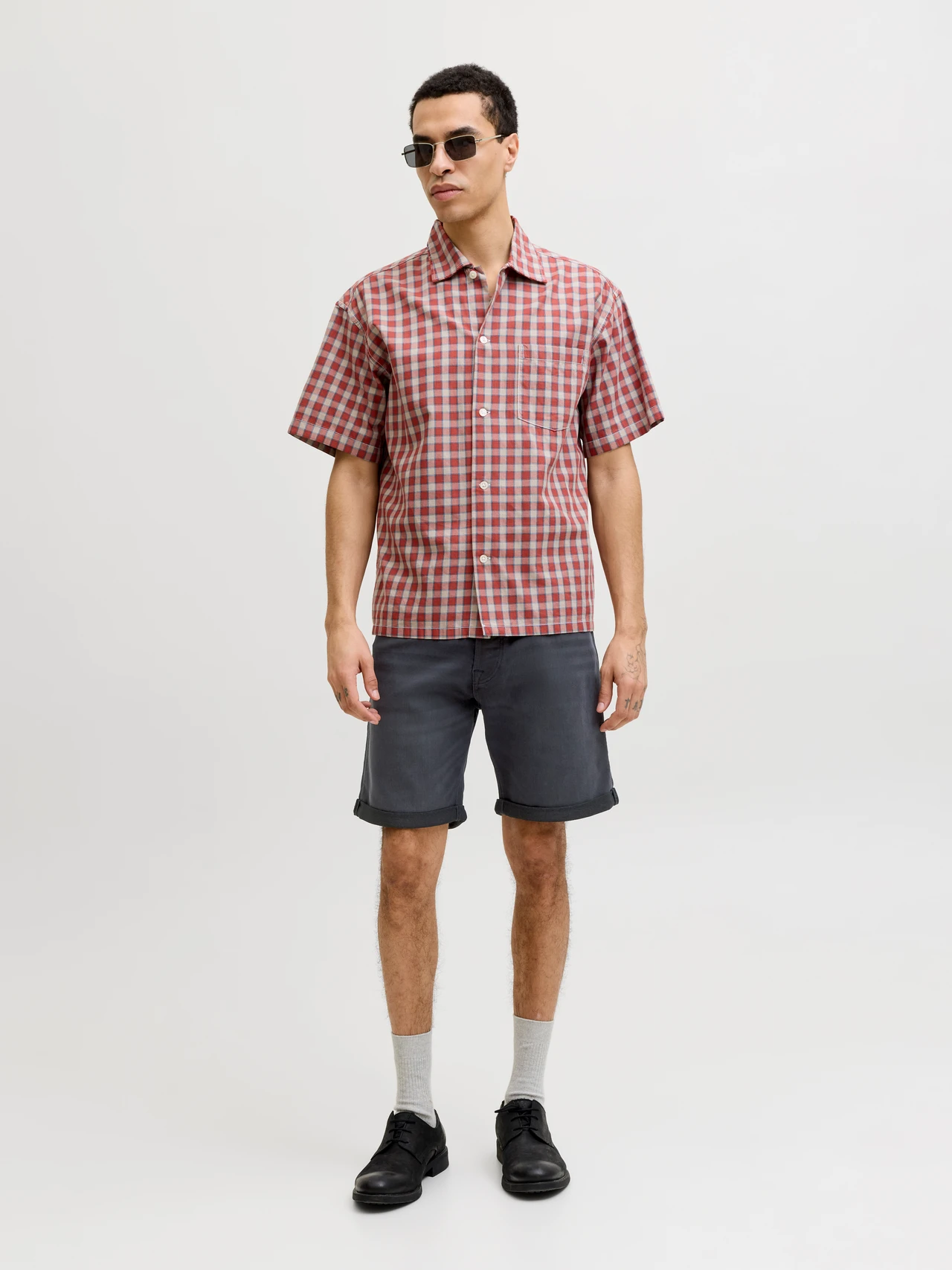 JACK & JONES Heren Spijker Korte Broek Black Denim - Afbeelding 3