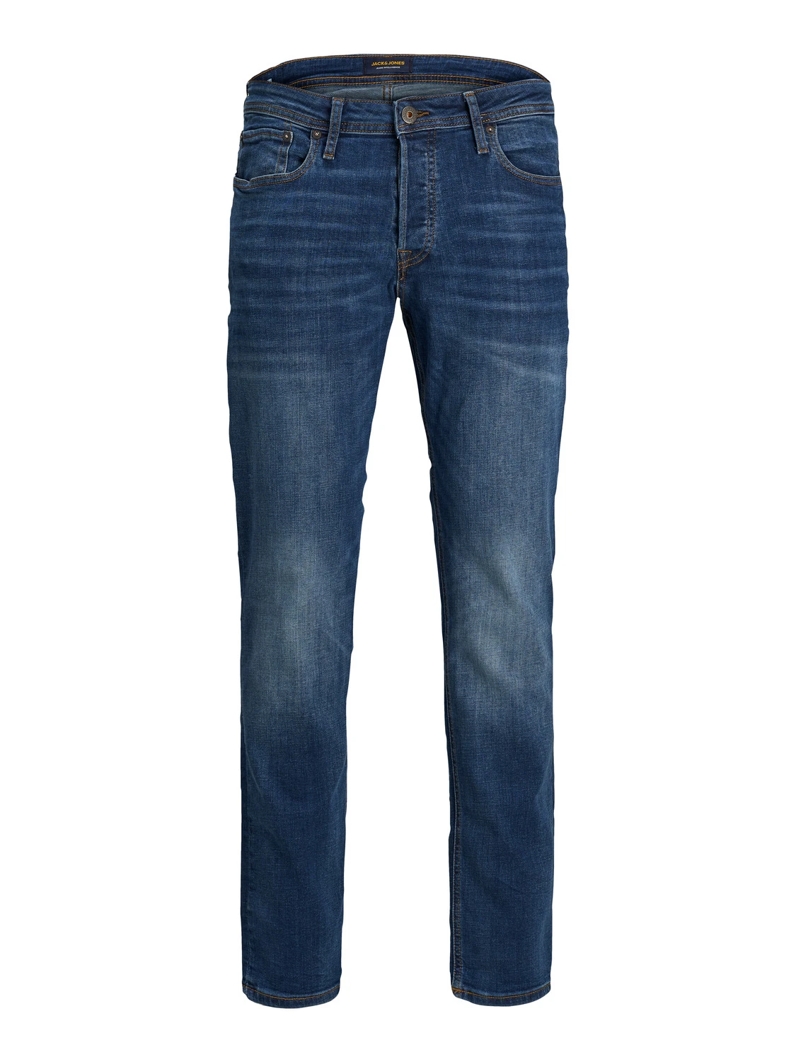 JACK&JONES Spijkerbroek Tim Slim Straight Blue Denim 
