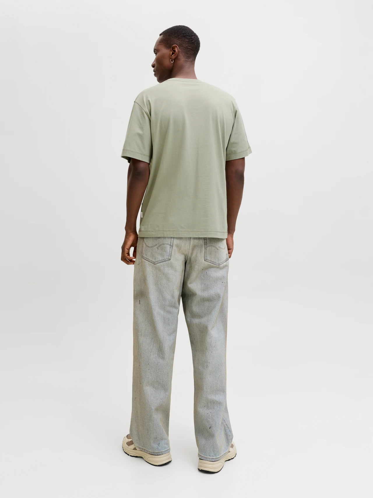 JACK & JONES Heren T-shirt Originals Studio Groen - Afbeelding 3