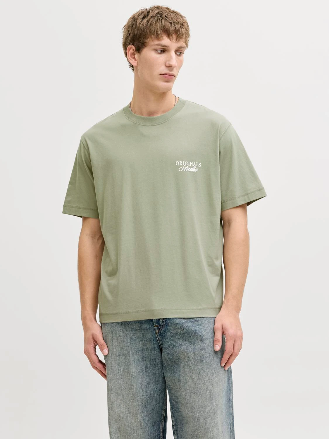 JACK & JONES T-Shirt Original Studio Seagrass 