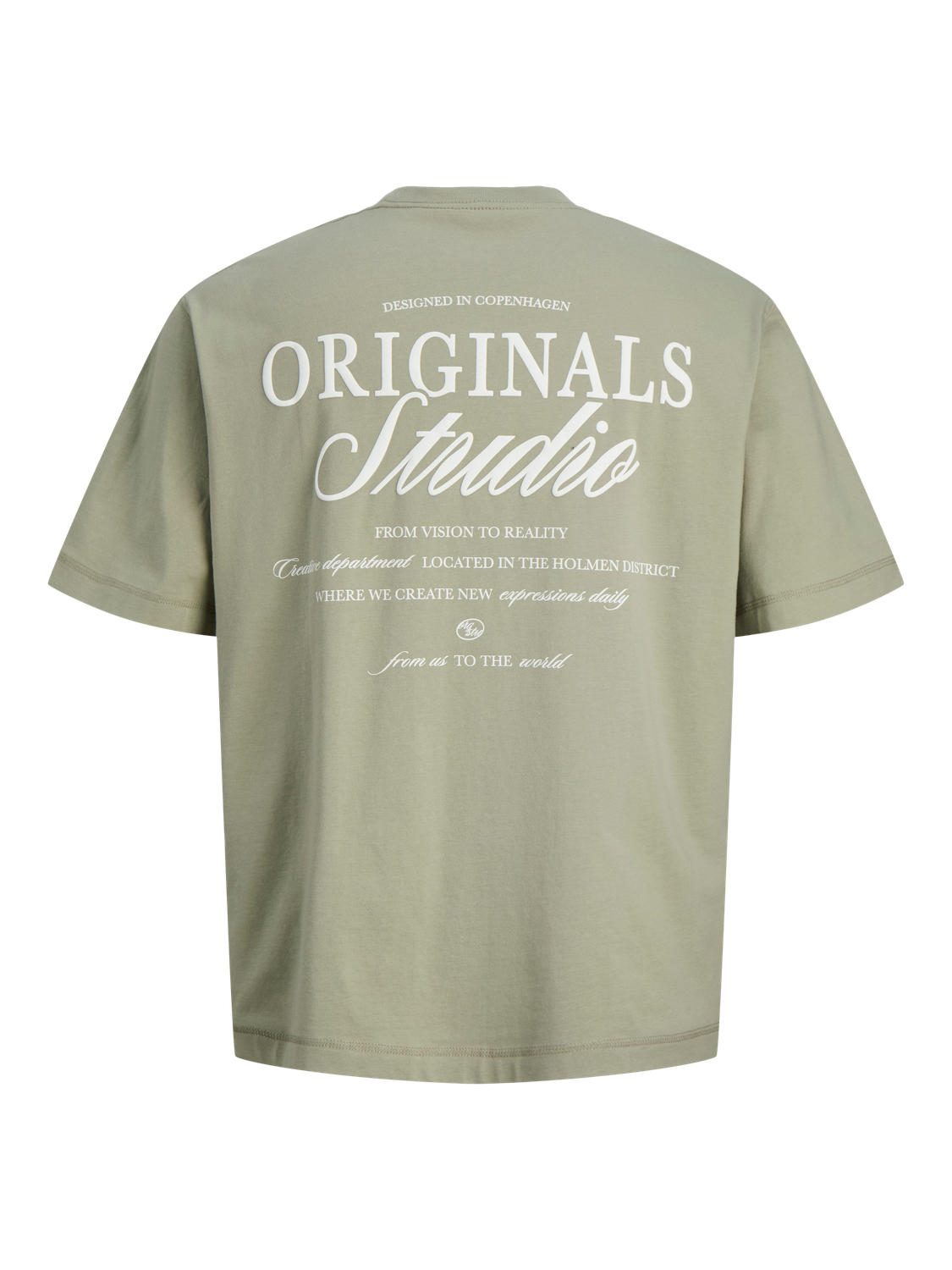 JACK & JONES T-Shirt Original Studio Seagrass  - Afbeelding 4