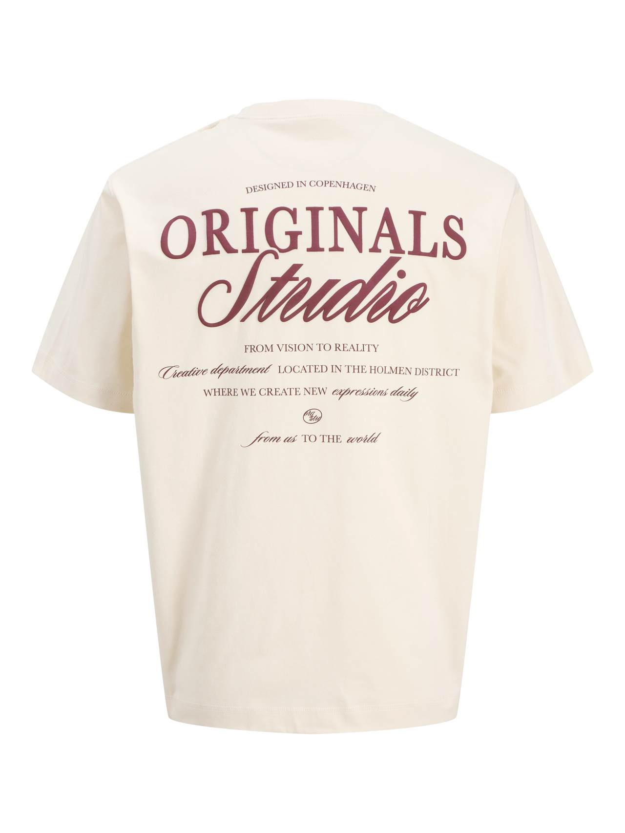 JACK & JONES T-Shirt Original Studio Antique White - Afbeelding 4