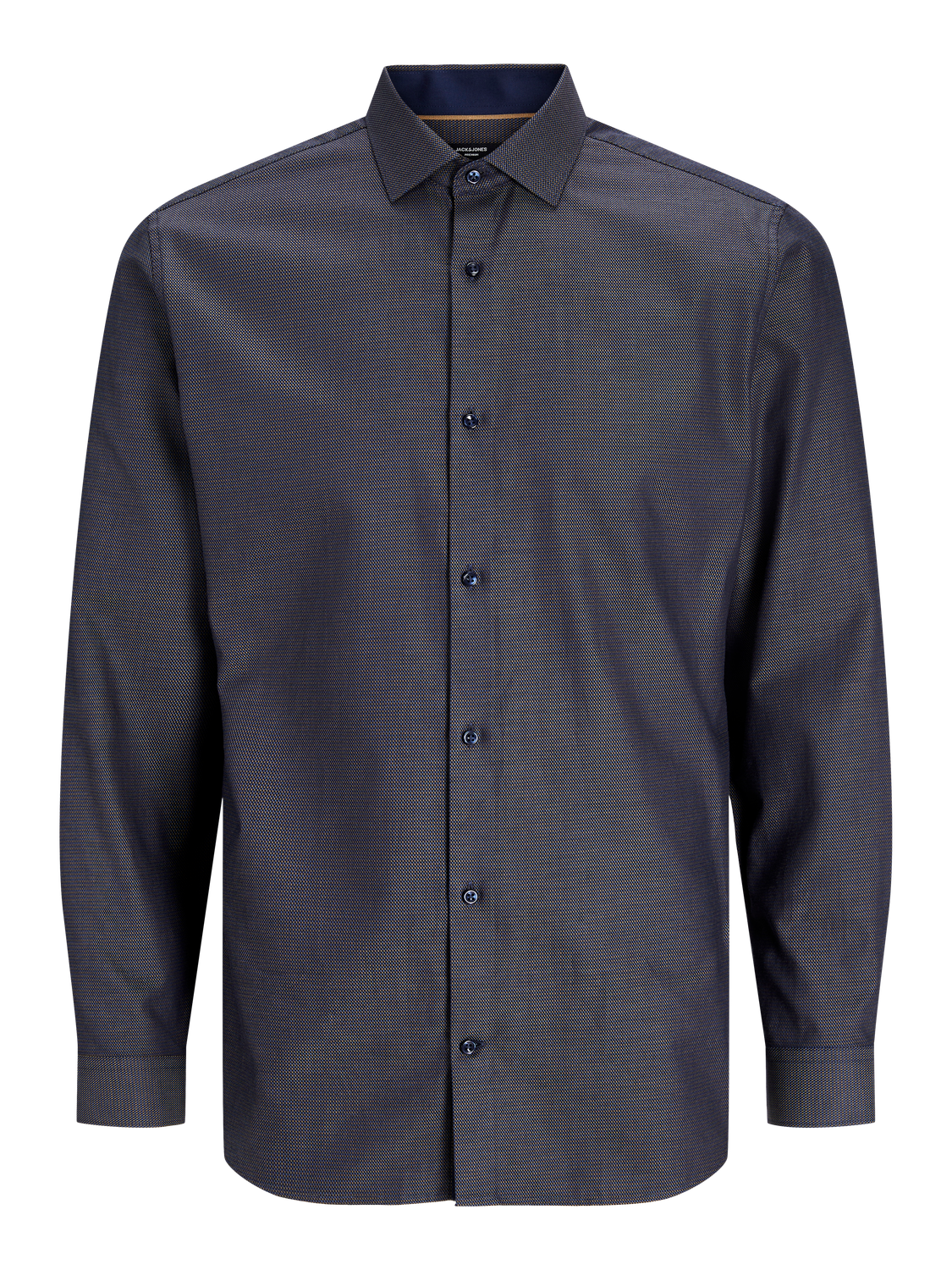 JACK&JONES Heren Overhemd Parker Beige-Blauw