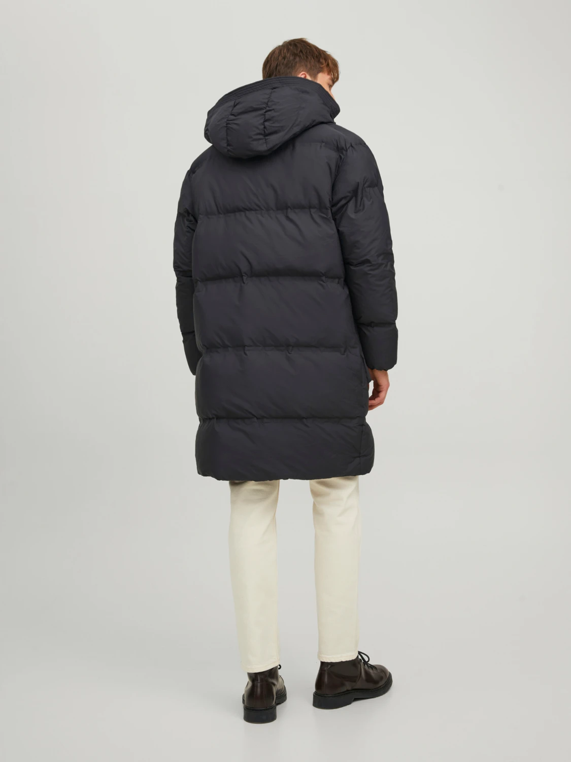 JACK&JONES Heren Winterjas Puffer Long Black - Afbeelding 3